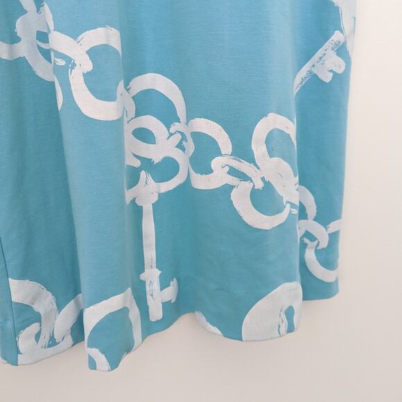 Lilly Pulitzer Dress Women's Size Small Blue Chain Jonah Blue Posh Ponte - Picture 5 of 8